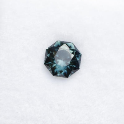 1.10cts Octagon Natural Unheated Parti-Sapphire Loose Stone