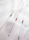 Utopia | Natural Coloured Sapphire 18kt Rose Gold Trio Bracelet