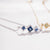 Utopia | Natural Coloured Sapphire 18kt White Gold Trio Bracelet