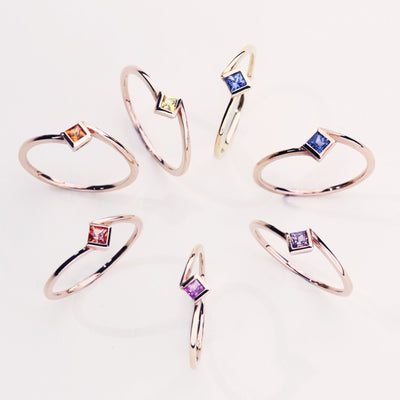 UTOPIA | Natural Coloured Sapphire 18kt Gold Ring (L)