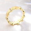 GAZE | Natural Round Diamond 18kt Yellow Gold Wedding Ring