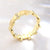 GAZE | Natural Round Diamond 18kt Yellow Gold Wedding Ring