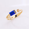 Hidden Glory | Natural Lapis Lazuli & Diamond 18kt Gold Ring