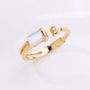 Hidden Glory | Natural Mother-of-Pearl & Diamond 18kt Gold Ring