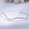 DEW | Natural Diamond & Tiny Pearl 18kt Gold Bracelet