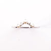 DEW | Natural  Diamond & Tiny Pearl 18kt Gold Stacking Ring