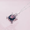 ROYAL | Natural Spinel & Diamond 18kt White Gold Necklace