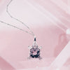 ROYAL | Natural Spinel & Diamond 18kt White Gold Necklace