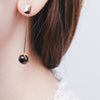 Aurora's Drop | Natural Tiger's Eye 925 Silver 18K Gold Plated Detachable Earrings